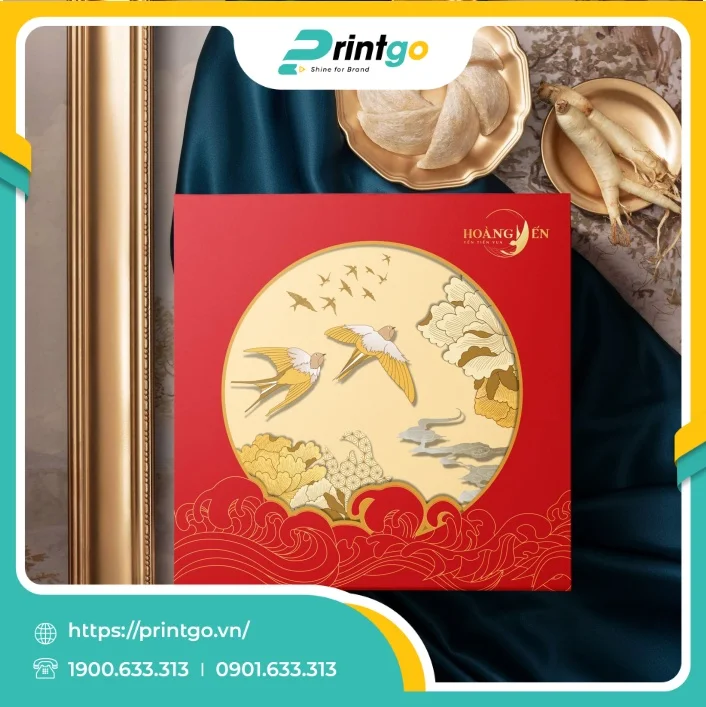 In hộp cứng đựng Yến Sào cao cấp 