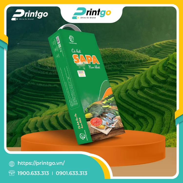 In hộp carton sóng quai xách đặc sản Sapa Thức Mai Food