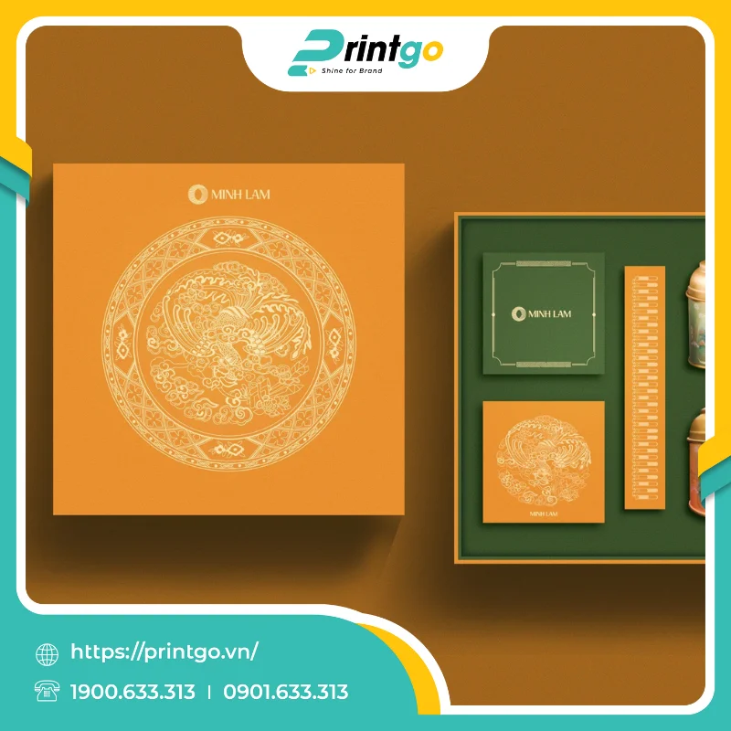 In hộp cứng âm dương đựng bánh trung thu cao cấp Minh Lam