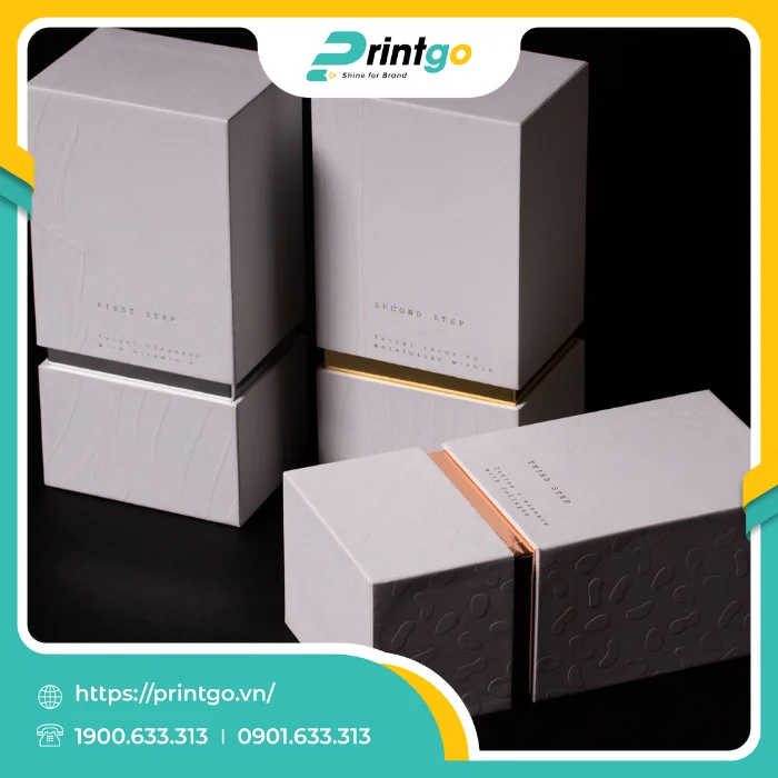 In hộp carton cứng âm dương đựng mỹ phẩm