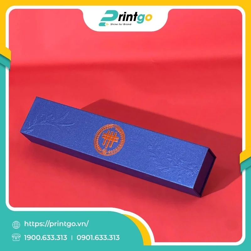 In hộp cứng nắp lật nam châm đựng đũa