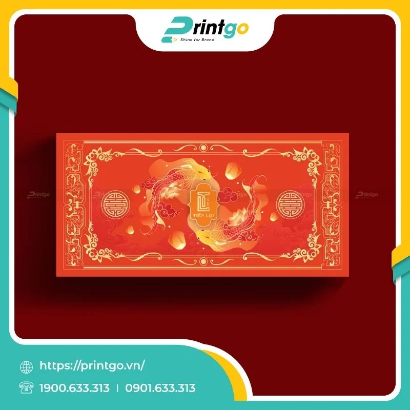 In hộp giấy mềm nắp gài đựng 2 bánh trung thu