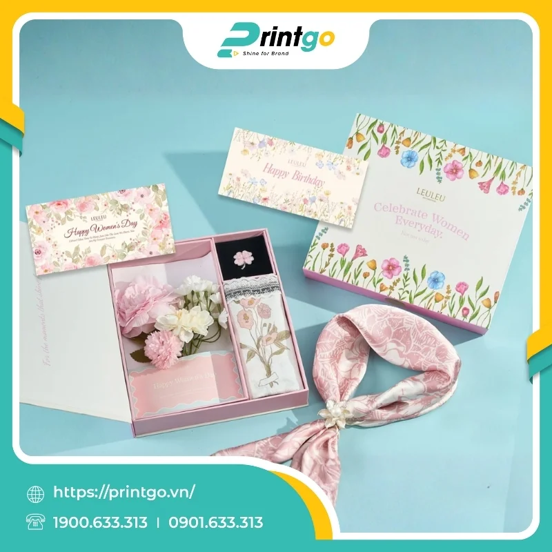 In hộp nam châm cạnh đựng quà tặng Leuleu Accessorize