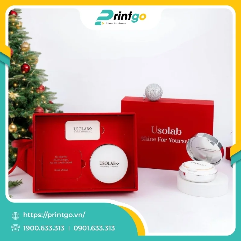 In hộp đựng gift set mỹ phẩm âm dương Usolab
