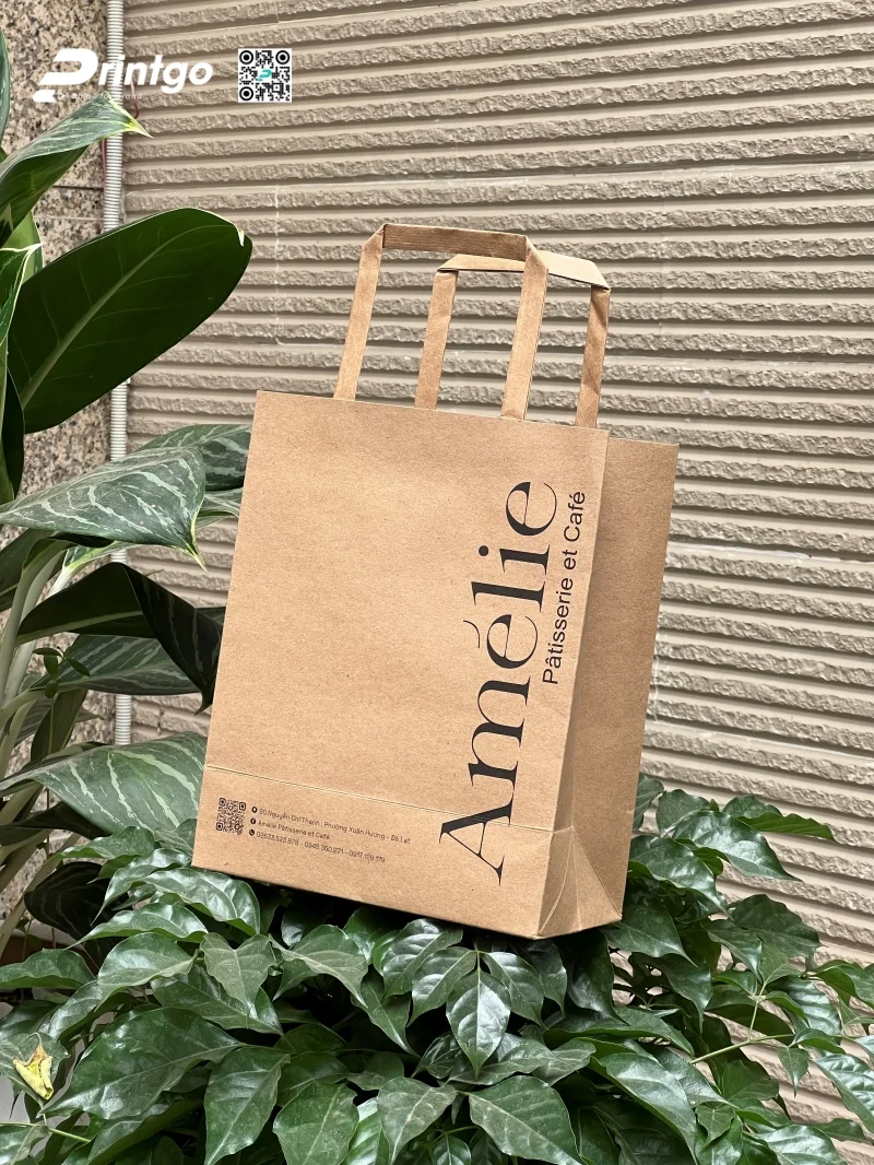 In túi giấy kraft đựng cà phê Amélie chất lượng