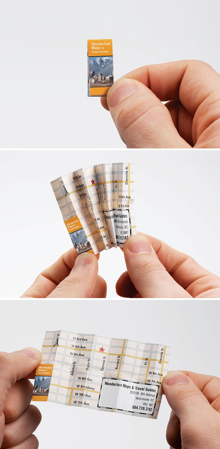 Danh thiếp hình bản đồ Danh thiếp hình bản đồ