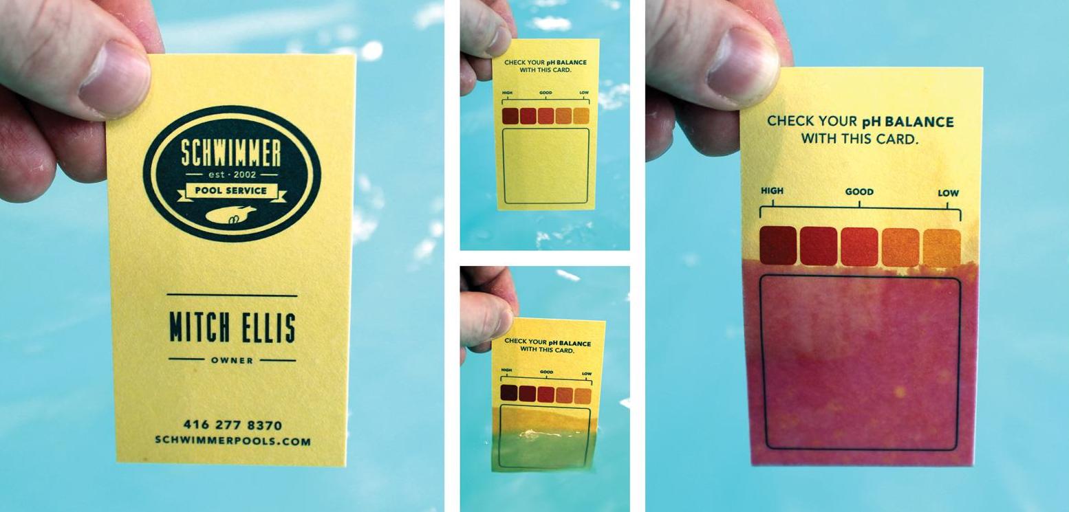 Giấy quỳ tím "núp bóng" danh thiếp Giấy quỳ tím "núp bóng" danh thiếp