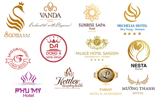 Tổng hợp các mẫu thiết kế logo khách sạn sang trọng, đẳng cấp 2020