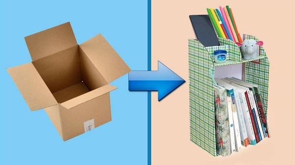 10+ cách tái chế thùng carton cũ đơn giản, dễ làm tại nhà