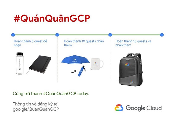 Đồng hành cùng GOOGLE trong thiết kế và in ấn quà tặng cho dự án #QuánQuânGCP
