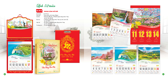 Khám phá ý nghĩa văn hóa của lịch bloc 52 tuần dịp Tết Nguyên Đán Mẫu lịch bloc 52 tuần tham khảo