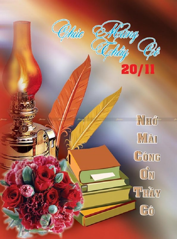 Tạo thiệp chúc mừng ngày nhà giáo Việt Nam 2011