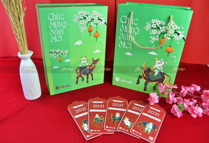 Printgo x Cốc Cốc: Trọn bộ ấn phẩm Tết đặc biệt dành cho lĩnh vực Công nghệ thông tin