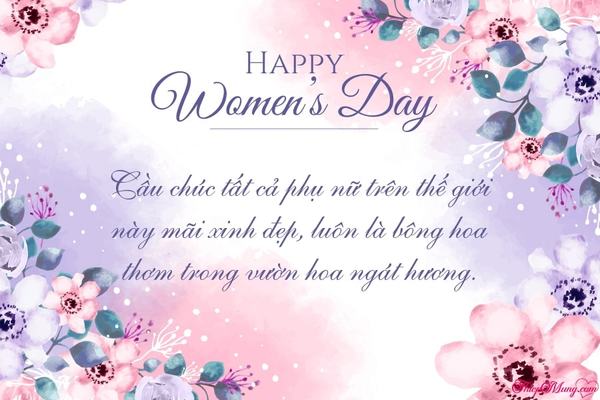 Hãy đến với chúng tôi để tìm kiếm những mẫu thiệp mừng 8/3 độc đáo và ý nghĩa nhất cho người phụ nữ của bạn. Ngày Quốc Tế Phụ Nữ năm nay sẽ tràn đầy niềm vui và hạnh phúc với những lời chúc tốt đẹp và những món quà ý nghĩa từ bạn dành cho người phụ nữ thân yêu của mình.