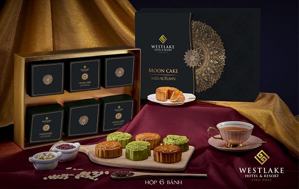 Khám phá hộp bánh trung thu của khách sạn cao cấp Westlake Vĩnh Phúc