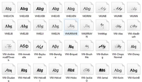 Download font VNI full đẹp và mới nhất năm 2021
