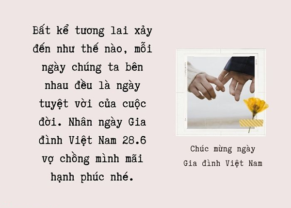 Top 20+ mẫu thiệp chúc mừng ngày Gia đình Việt Nam đẹp