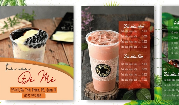Download mẫu menu cafe đẹp file word