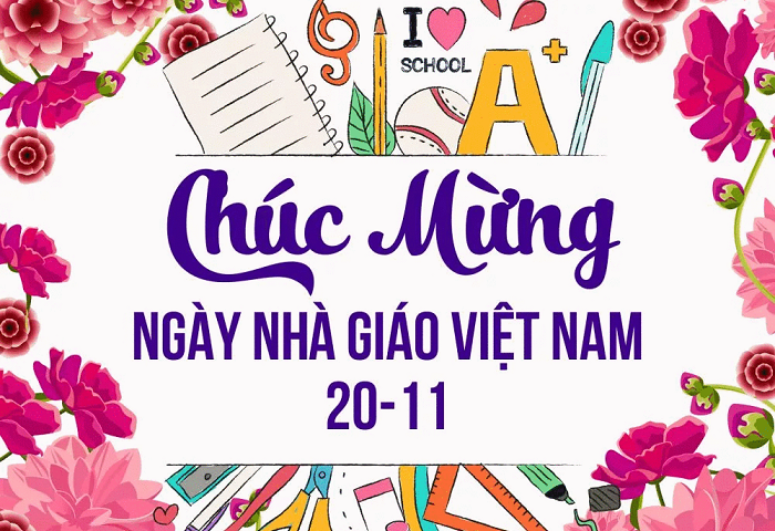 Cách vẽ tranh mĩ thuật lớp 8 Bài 9. Vẽ tranh lớp 8: Đề tài nhà giáo Việt  Nam 20-11. Đơn giản và đẹp nhất – HTNC