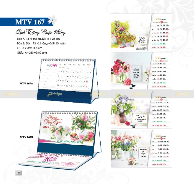 Bộ sưu tập Lịch tết Mỹ Thuật Việt 2025 thiết kế ấn tượng, giá tốt nhất thị trường