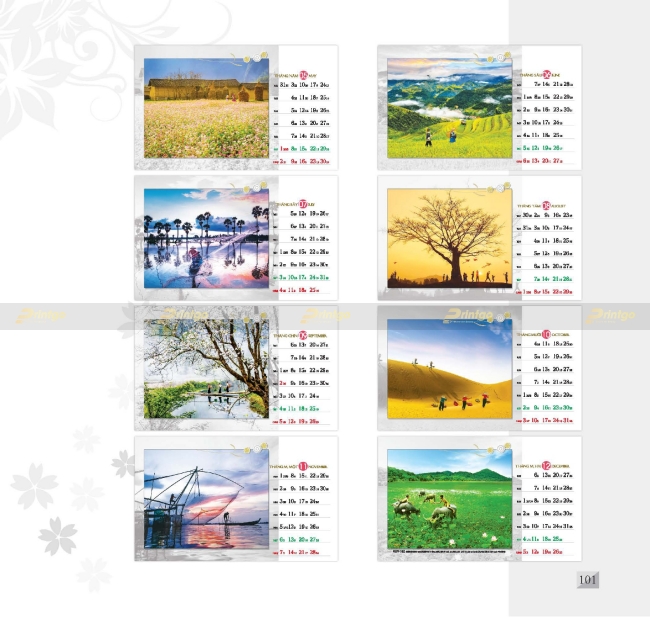 Bộ sưu tập Lịch tết Mỹ Thuật Việt 2025 thiết kế ấn tượng, giá tốt nhất thị trường