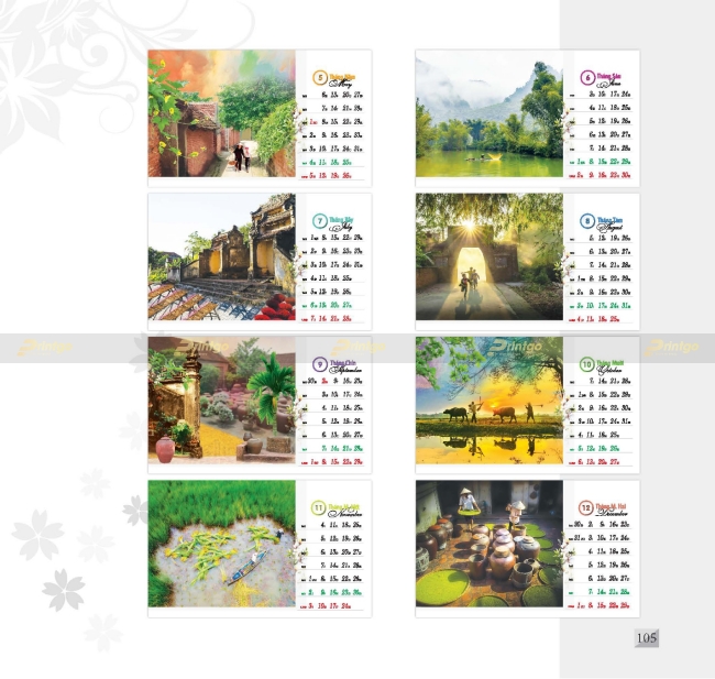 Bộ sưu tập Lịch tết Mỹ Thuật Việt 2025 thiết kế ấn tượng, giá tốt nhất thị trường