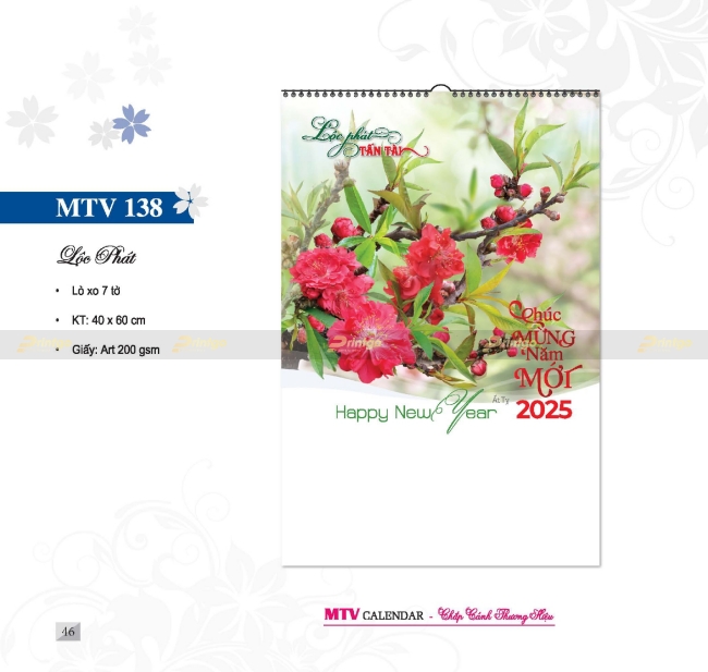 Bộ sưu tập Lịch tết Mỹ Thuật Việt 2025 thiết kế ấn tượng, giá tốt nhất thị trường