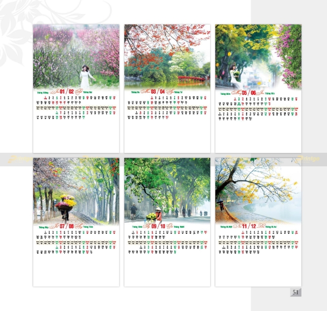Bộ sưu tập Lịch tết Mỹ Thuật Việt 2025 thiết kế ấn tượng, giá tốt nhất thị trường