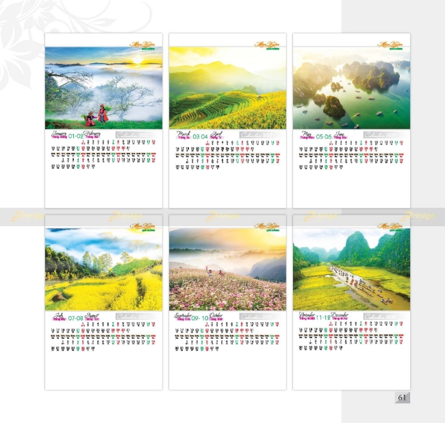 Bộ sưu tập Lịch tết Mỹ Thuật Việt 2025 thiết kế ấn tượng, giá tốt nhất thị trường