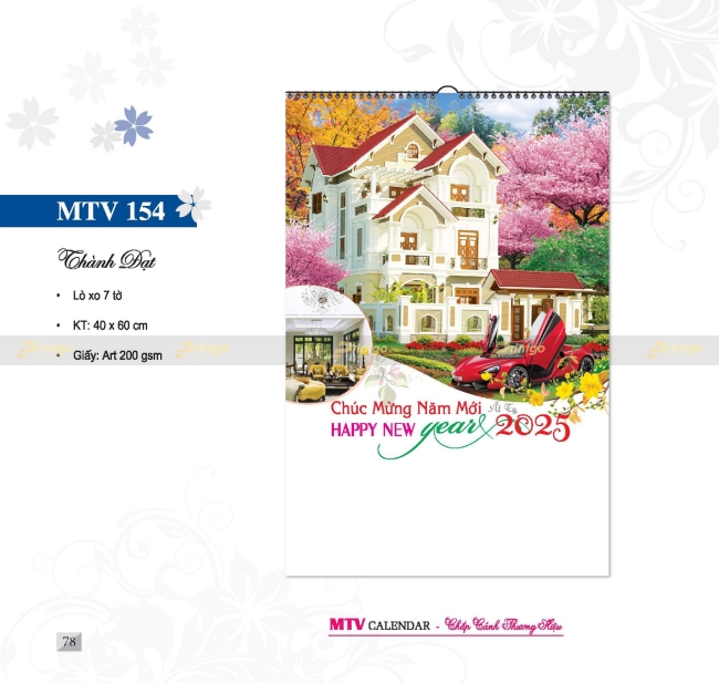 Bộ sưu tập Lịch tết Mỹ Thuật Việt 2025 thiết kế ấn tượng, giá tốt nhất thị trường