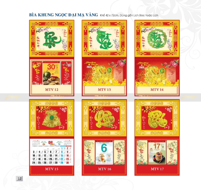 Bộ sưu tập Lịch tết Mỹ Thuật Việt 2025 thiết kế ấn tượng, giá tốt nhất thị trường