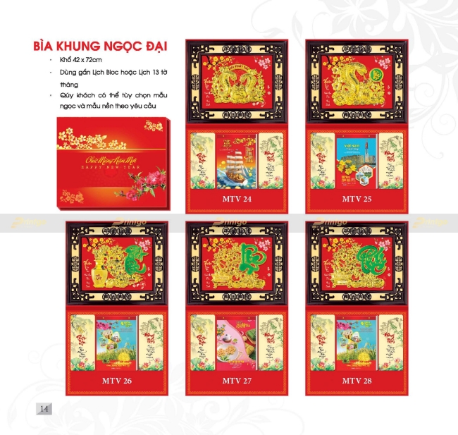 Bộ sưu tập Lịch tết Mỹ Thuật Việt 2025 thiết kế ấn tượng, giá tốt nhất thị trường
