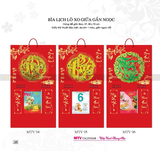 Bộ sưu tập Lịch tết Mỹ Thuật Việt 2025 thiết kế ấn tượng, giá tốt nhất thị trường