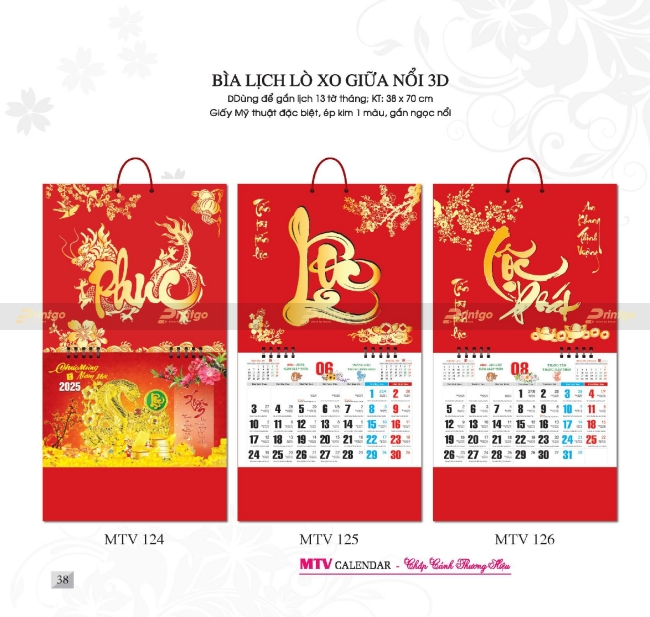 Bộ sưu tập Lịch tết Mỹ Thuật Việt 2025 thiết kế ấn tượng, giá tốt nhất thị trường