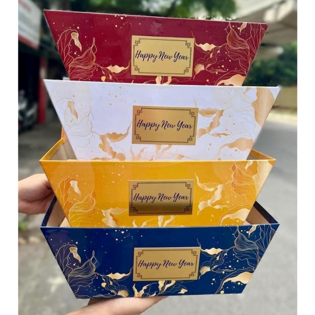 Tổng hợp những mẫu khay thuyền đựng quà tết sang trọng và đẹp mắt 2025 