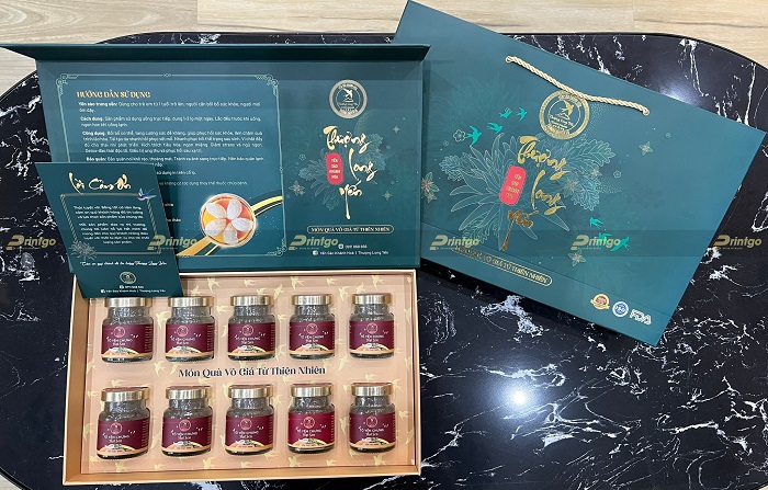 Hộp đựng yến chưng của Thượng Long Yến