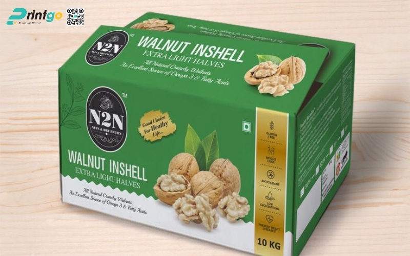 Bao bì ngũ cốc dạng hộp carton sóng Bao bì ngũ cốc dạng hộp carton sóng