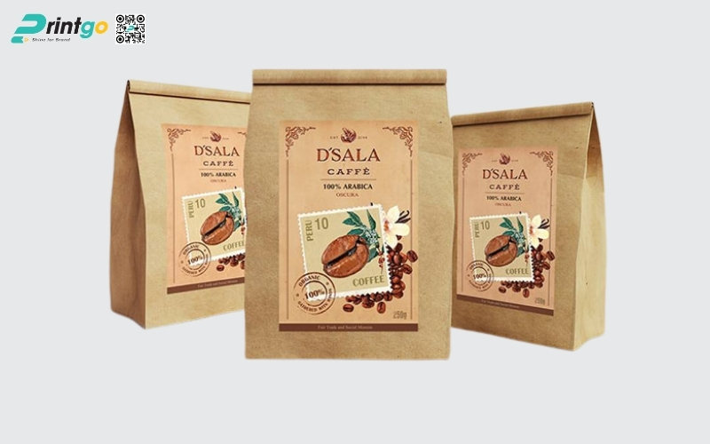 Bao bì ngũ cốc bằng giấy kraft Bao bì ngũ cốc bằng giấy kraft