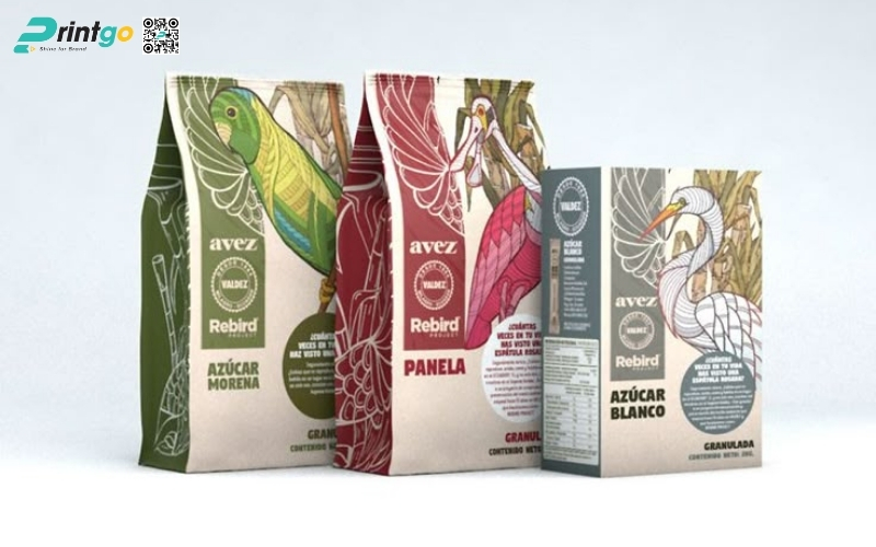 Mẫu bao bì ngũ cốc dạng túi hàn biên Mẫu bao bì ngũ cốc dạng túi hàn biên