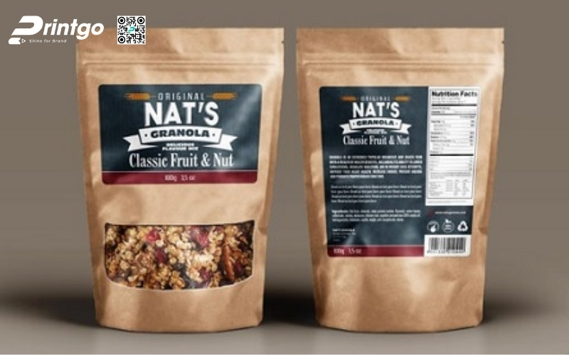 Bao bì ngũ cốc bằng giấy kraft Bao bì ngũ cốc bằng giấy kraft