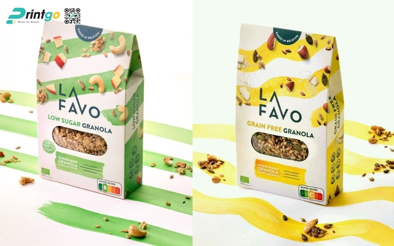 Mẫu bao bì ngũ cốc dạng túi hàn biên Mẫu bao bì ngũ cốc dạng túi hàn biên