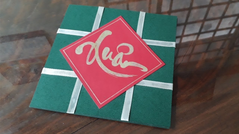 Cách làm thiệp chúc mừng năm mới bánh chưng bánh tét Cách làm thiệp chúc mừng năm mới bánh chưng bánh tét