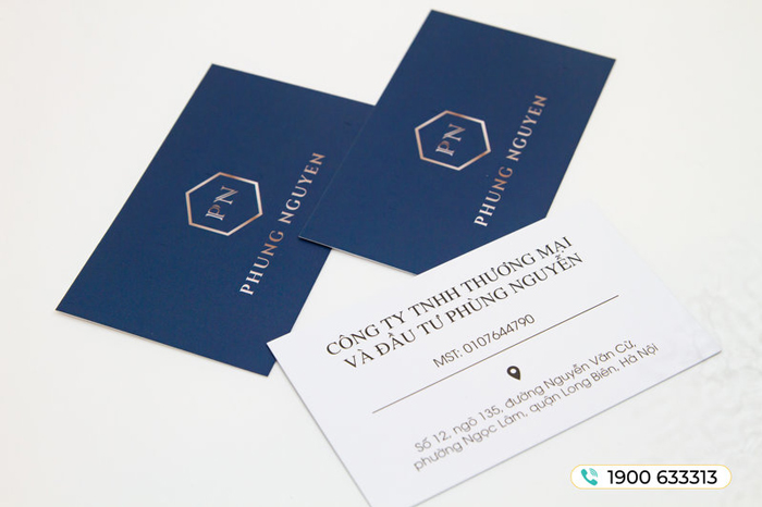 Định lượng giấy cho name card