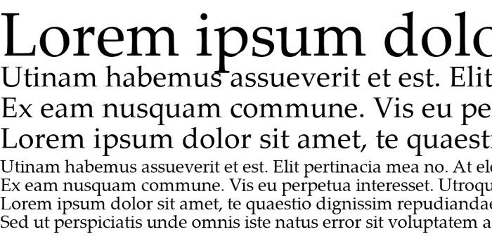 font chữ in hóa đơn Palatino