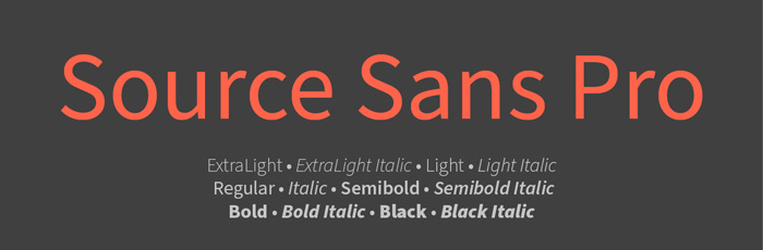 font chữ in hóa đơn Source sans pro