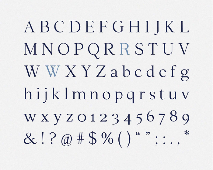 Font chữ in sách Old Style Serif