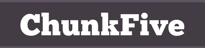 Font chữ thiết kế poster ChunkFive