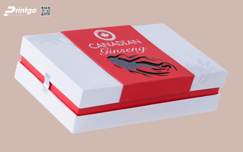 Mẫu in hộp sâm cứng âm dương cổ điển Mẫu in hộp sâm cứng âm dương cổ điển