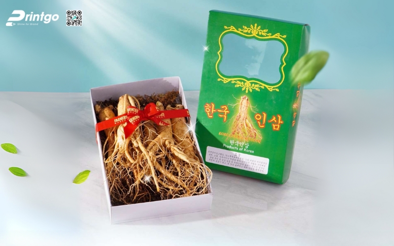 In hộp sâm dạng mềm nắp gài đơn giản mà hiệu quả In hộp sâm dạng mềm nắp gài đơn giản mà hiệu quả