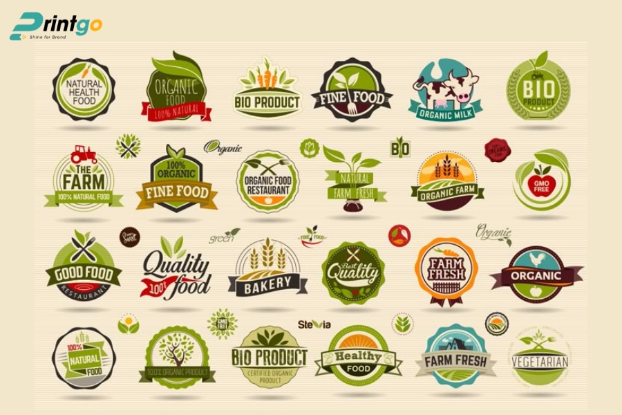 Mẫu logo nông sản Việt phong cách cổ điển hoài niệm hMẫu logo nông sản Việt phong cách cổ điển hoài niệm